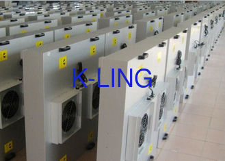 Unidade de filtro de ventilador branco padrão / personalizado 125kg Peso para necessidade de filtragem versátil