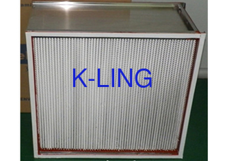 Filtro de ar HEPA Mini-Pleats 99,995% 0,3um Grau de filtração 300 CFM Velocidade do ar