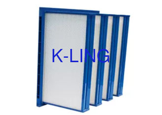 Eficiência plástica do meio de filtro do ar do bolso do banco do quadro V 4500 volume de ar do ³ /h de m