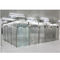 Sala de limpeza de aço inoxidável do quarto desinfetado 304 verticais móveis de SoftWall do fluxo de ar