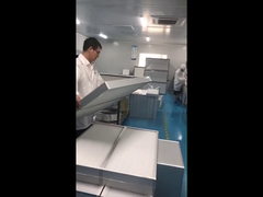 Filtro de mídia HEPA de célula V Bank MERV16 com estrutura de plástico ABS 14 m² de área