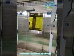 Sistema de controlo PLC Sala limpa automática Chuveiro de ar