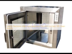 Caixa de passagem de sala limpa de bloqueio eletrônico estéril em salas limpas de classe 100