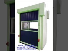 Porta de cortina de PVC Sala limpa Chuveiro de ar Micro-electrónica Sistema de controlo PLC