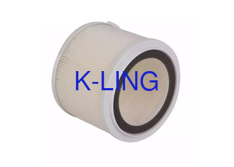 Meio filtrante de ar de cilindro HEPA personalizado para sala limpa de baixa resistência