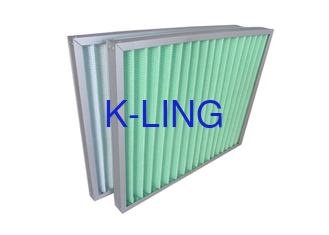 Pré-filtro de painel plissado resistente a alta umidade em embalagens de caixa para ambientes industriais