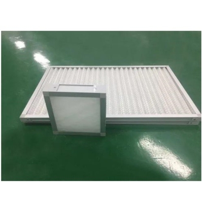 Construção de filtros de painel com material médio de espuma PU Filtros de ar de painel plissados G1-G4 Eficiência