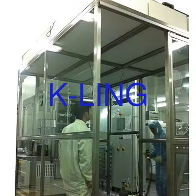 Sala limpa de classe 1000 Sala limpa de parede macia com eficiência de instalação fácil