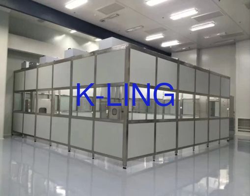 Modular Installation Laminar Flow Booth with Powder Coated Steel Frame and Construction