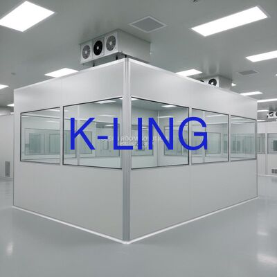 Sistema modular para salas limpas com filtros HEPA/ULPA, padrões ISO5/6/7/8 e iluminação LED para salas limpas