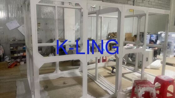 Sala limpa modular ISO classe 5 a ISO classe 8 com piso de vinil de PVC Soluções de sala limpa sem poeira para ambientes controlados