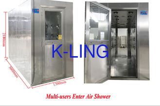 Sistema de controlo automático de aço inoxidável do chuveiro de ar 201 para o quarto desinfetado do ISO 8