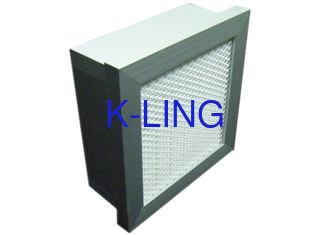 Mini purificador do ar do filtro de Hepa dos meios da fibra de vidro do plissado, eficiência elevada H10 - H14