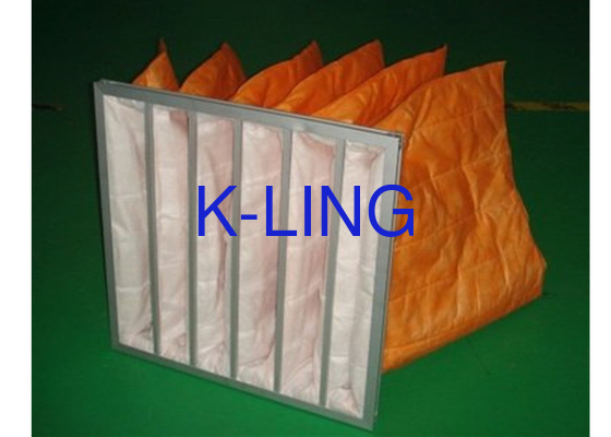 Customize Bag Air Filter Alumínio Alloy Frame Umidade Tolerância F9 Eficiência