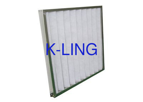 Filtração industrial Filtro G4-F9 plissado com quadro galvanizado e tamanho personalizado