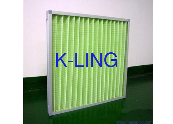 Filtração industrial Filtro G4-F9 plissado com quadro galvanizado e tamanho personalizado