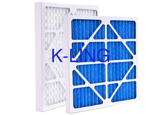 Prefiltro de painel plissado de filtração com classificação de eficiência MERV 8