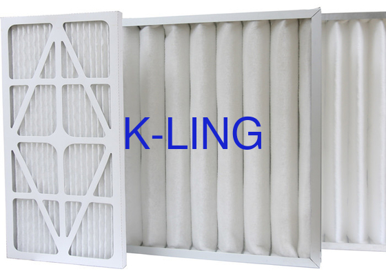 Prefiltro de painel plissado de filtração com classificação de eficiência MERV 8