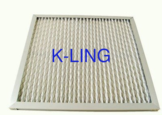 Sistema de ventilação Filtros de ar de painel plissado com porosidade 5um e eficiência MERV 8