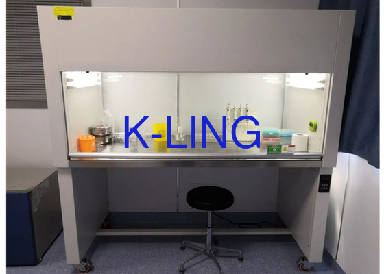 Armários de fluxo laminar de laboratório de filtro HEPA duplo de dois passos para sala limpa de laboratório
