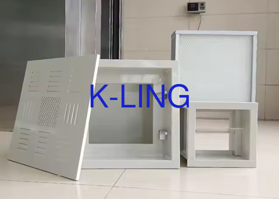 Quadro de aço revestido com pó Caixa de filtro de alta eficiência com baixo consumo de energia