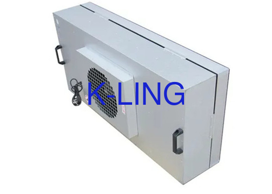 Unidade de filtro de ventilador industrial 650 X 650 X 350 mm Branco para ambiente controlado