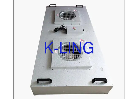 Unidade de filtro de ventilador industrial 650 X 650 X 350 mm Branco para ambiente controlado