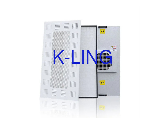 Nível de ruído 45 DB Unidade de filtro de ventilador branco 650 X 650 X 350 mm Para industrial