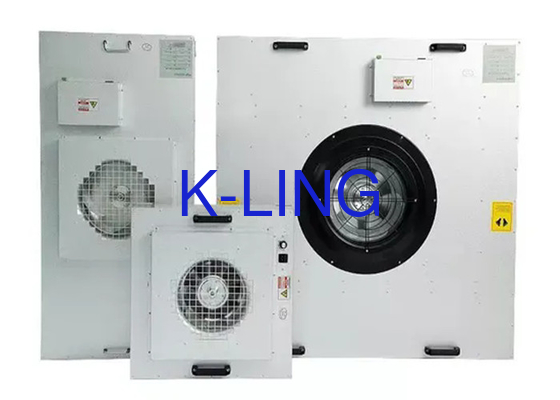 Nível de ruído 45 DB Unidade de filtro de ventilador branco 650 X 650 X 350 mm Para industrial