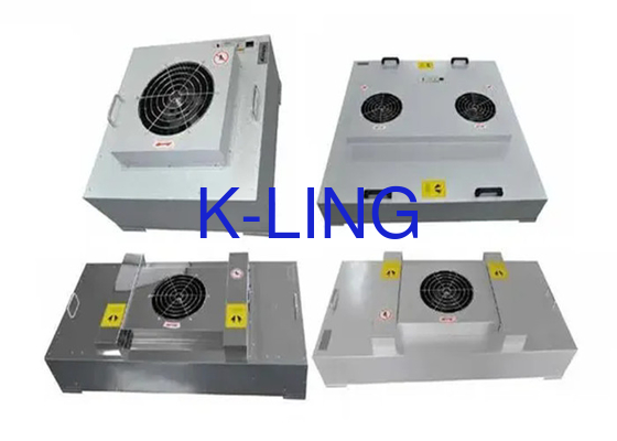 Unidade de filtragem FFU / ventilador de sala limpa montada na parede Filtro HEPA para ambientes controlados