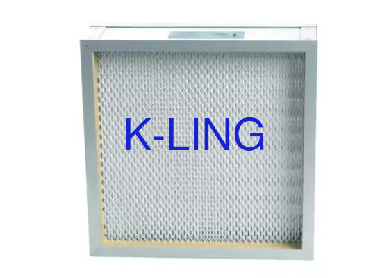 Mini-Pleats HEPA Filter com Clapboard para um desempenho de filtragem eficaz