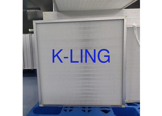 1220*610*70mm Filtro HEPA Mini-Plated personalizado para grau de filtragem