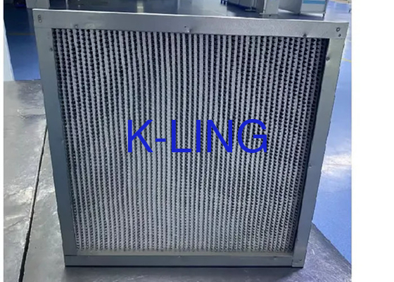 Resistência a altas temperaturas Filtro de ar ULPA e meios de fibra de vidro ultrafinos Temperatura máxima de funcionamento 200°C