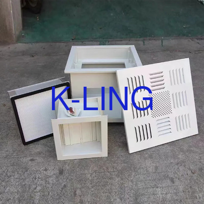 Neoprene Seal HEPA Filter Box In Material de gabinete de aço para faixa de temperatura 32-140 graus Fahrenheit Design compacto