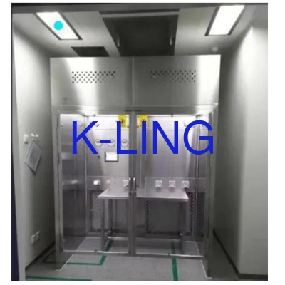 Cabine de fluxo laminar de aço inoxidável para pesagem de pó H13 F6 G3 Passo de filtragem