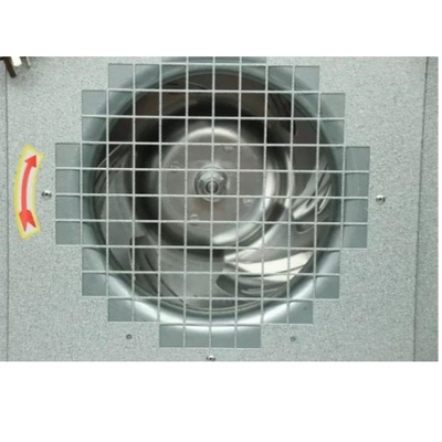 Unidade de filtro de ventilador tipo ventilador centrífugo com volume de ar nominal de 900 m3/h e acabamento prateado