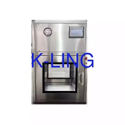 Fluxo de ar 0,45 m/s ± 20% Equipamento de sala limpa com sistema de controlo PLC e classificação de purificação ISO5 Classe A