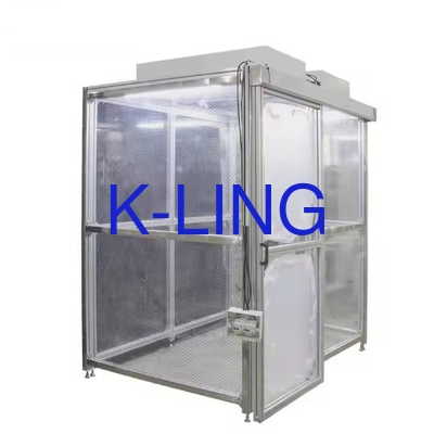 Sala Limpa Softwall Original de GuangDong com Estrutura de Alumínio 4000x4000x2596mm