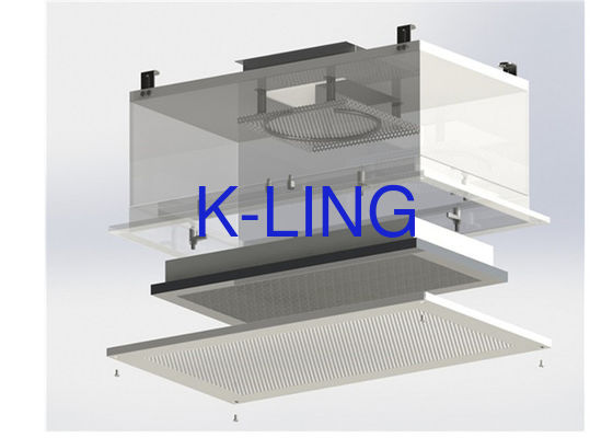 Teto da eficiência elevada e difusor terminal do filtro da parede HEPA para a sala de limpeza