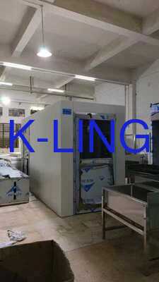 Túnel de Shower de Ar para Sala Limpa em Aço Inoxidável de Tamanho Personalizável com Fluxo de Ar de Alta Velocidade para Entrada em Larga Escala