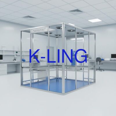 Sistema modular para salas limpas com filtros HEPA/ULPA, padrões ISO5/6/7/8 e iluminação LED para salas limpas