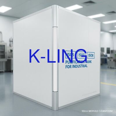 Painel Sanduíche Modular para Sala Limpa de 50mm com Purificação ISO5 ISO6 ISO7 ISO8 para Uso Industrial