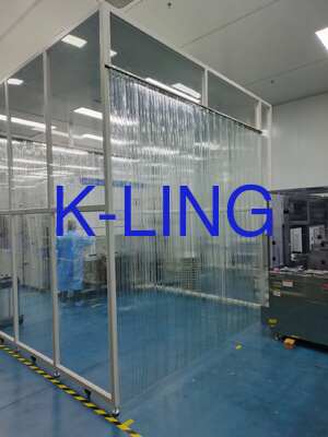 Sala limpa modular com filtros HEPA/ULPA 99,995% @ 0,3μm, unidade de filtro de ventilador 1175x1175x350 mm e classificação ISO7