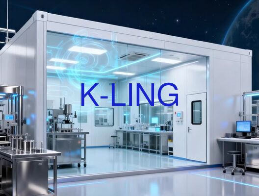 Classe 1000 Sala limpa modular com espessura de 50 mm e filtros HEPA/ULPA para fabrico de semicondutores