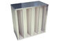 A eficiência elevada F5/o condicionamento de ar dos filtros de ar banco de F6/F7 V filtra 400pa - 600pa