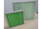 O ar plissado verde do painel filtra o filtro de meios do poliéster da eficiência de G1 G3