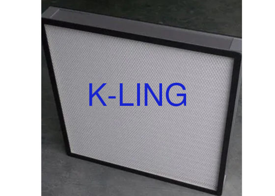 Filtro de ar HEPA mini pleat de 24x24 polegadas com estrutura de alumínio e eficiência H12-H14 para purificação de ar