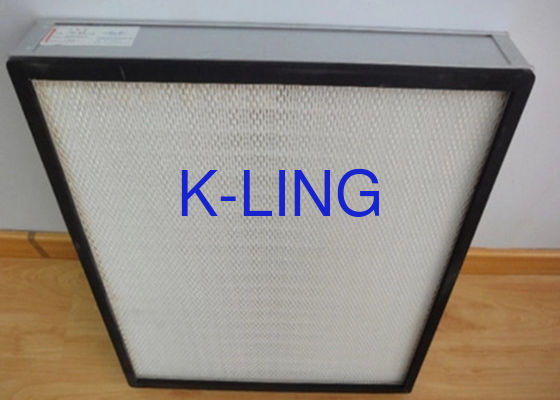 Filtro de ar HEPA mini pleat de 24x24 polegadas com estrutura de alumínio e eficiência H12-H14 para purificação de ar