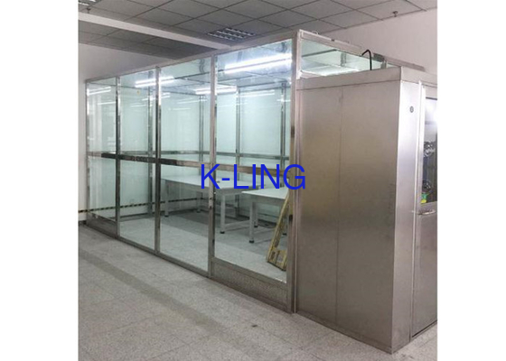 A farmácia Softwall de jejum modular a classe 100 do quarto desinfetado para classificar a tubulação quadrada de 100000 SS