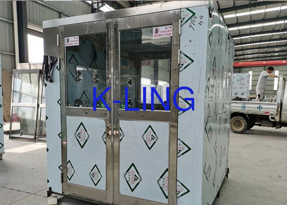 Auto chuveiro de ar de sopro do quarto desinfetado com sistema de redução do ruído